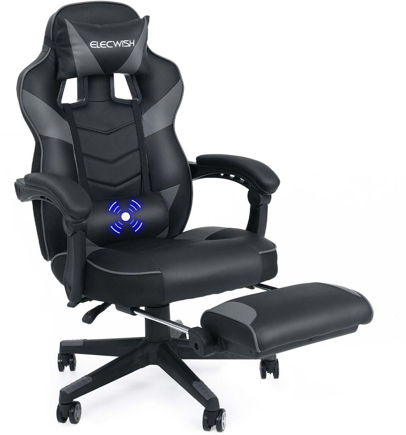 Elecwish OC-087 schwarz Gamingstühle