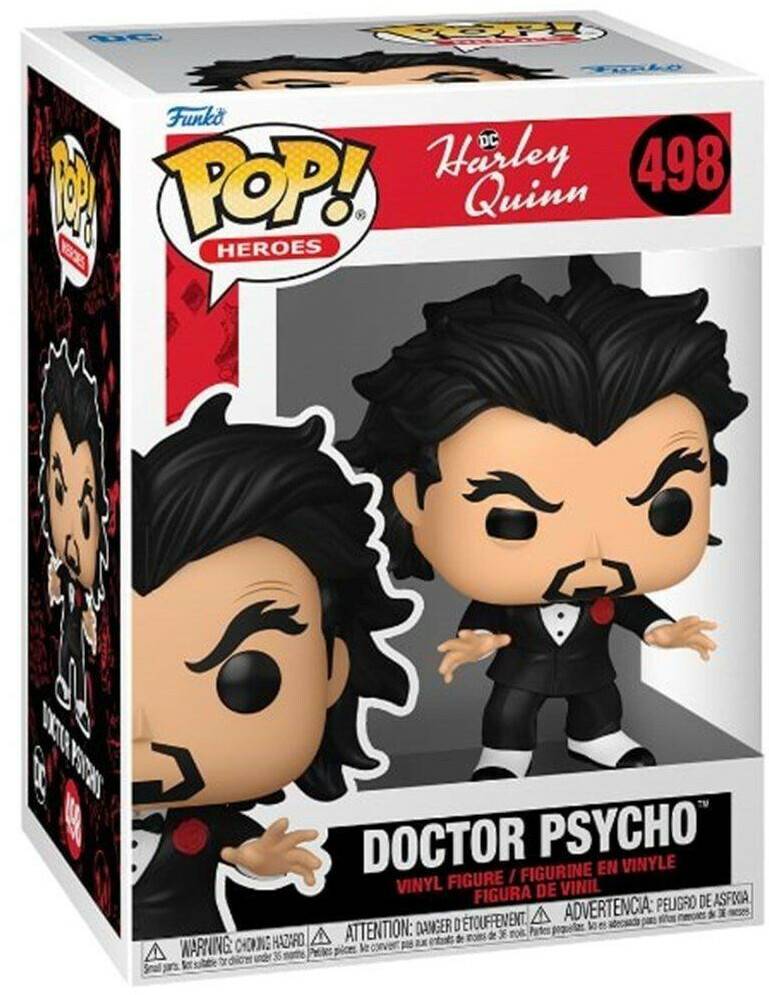 Funko Pop! Heroes: Harley QuinnDoctor Psycho 498 Funko Pop! Heroes: Harley Quinn